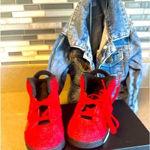 Size 7c toddler Jordan 6 retro TD